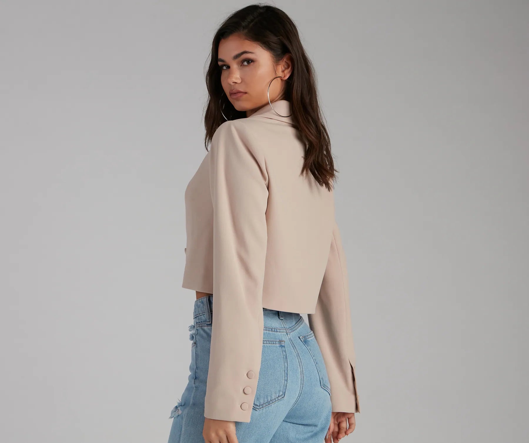 So Polished Cropped Blazer - Image 7