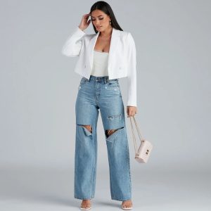 So Polished Cropped Blazer