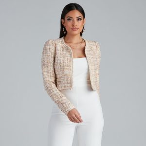 Stylishly Sophisticated Tweed Blazer