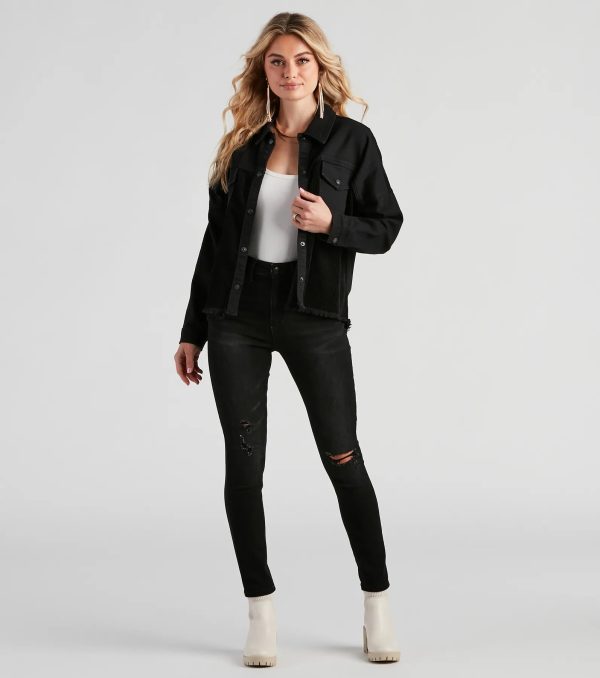 Chill Vibes Denim And Corduroy Jacket - Image 3