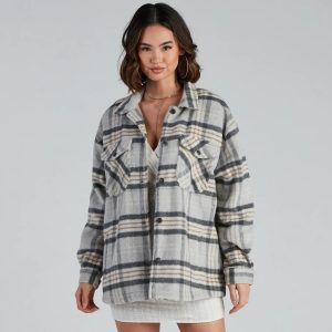 Cozy Casual Plaid Wool Shacket