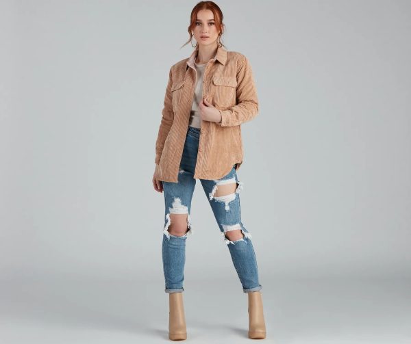 Keep It Trendy Reversible Shacket - Image 5