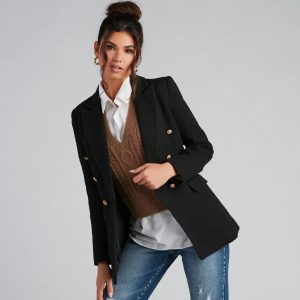Posh Moment Tweed Blazer