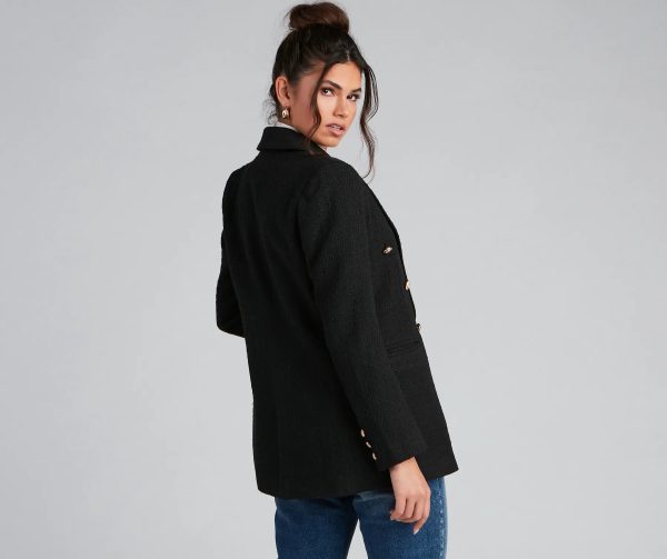 Posh Moment Tweed Blazer - Image 2