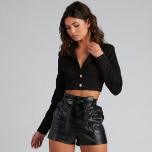 Moment For Luxe Cropped Blazer