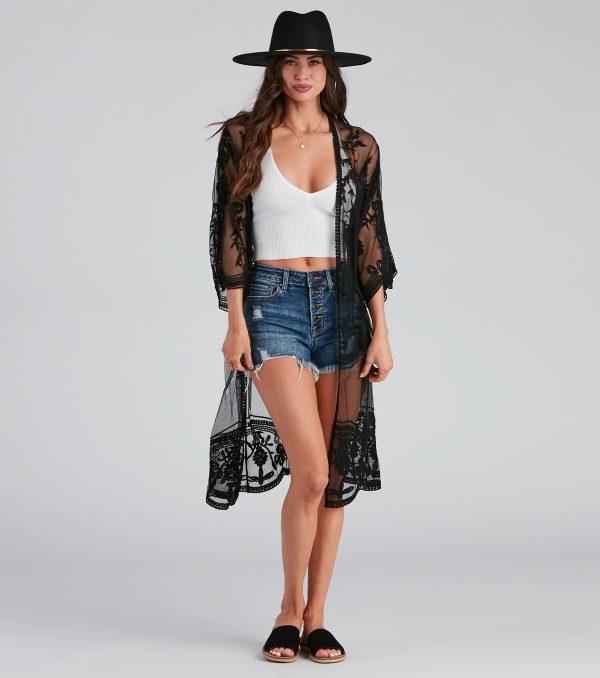 Desert Wanderer Crochet Kimono - Image 18