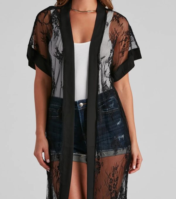Live In Lace Kimono Duster - Image 4