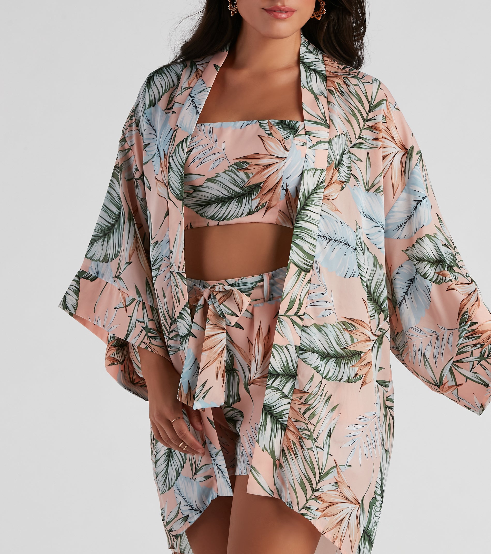 Dreamy Island Vibes Chiffon Kimono - Image 2