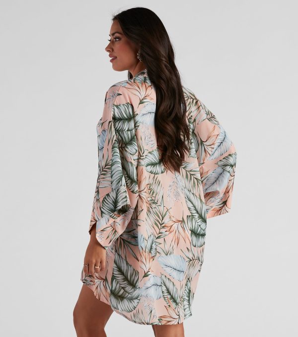 Dreamy Island Vibes Chiffon Kimono - Image 4