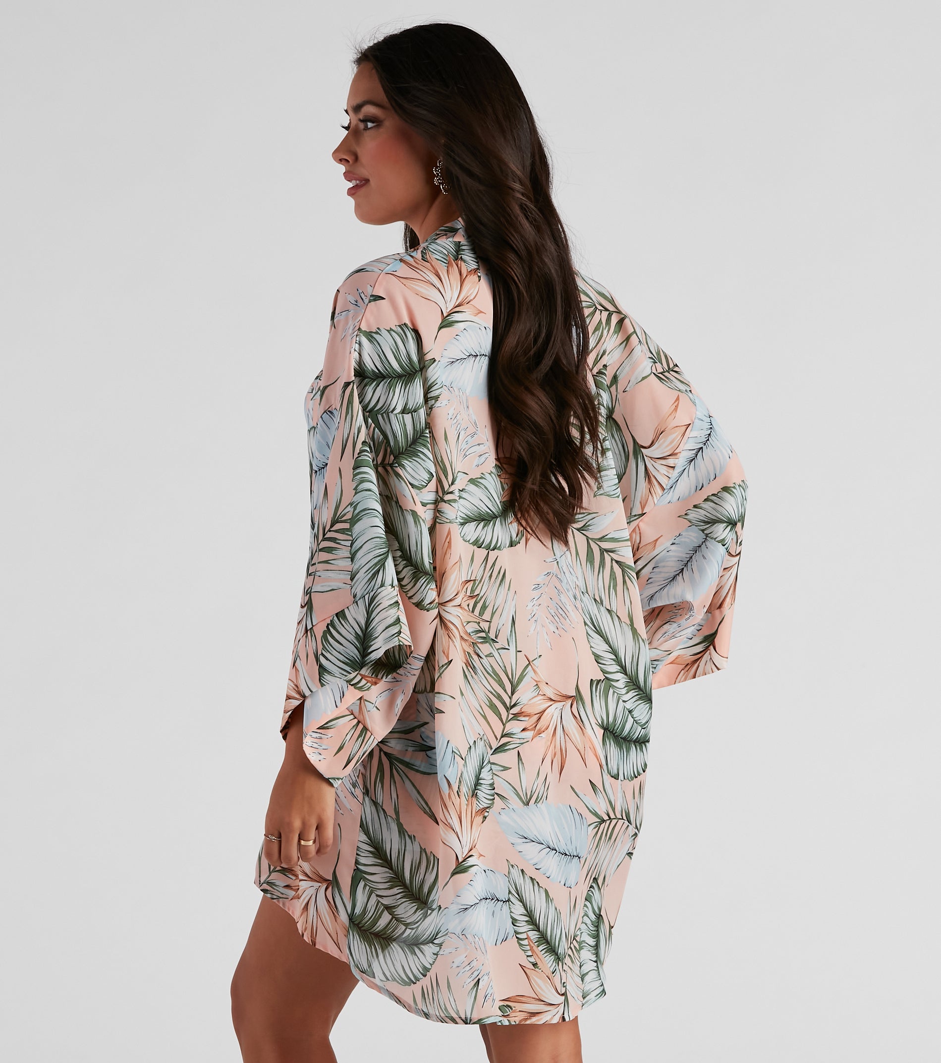 Dreamy Island Vibes Chiffon Kimono - Image 4