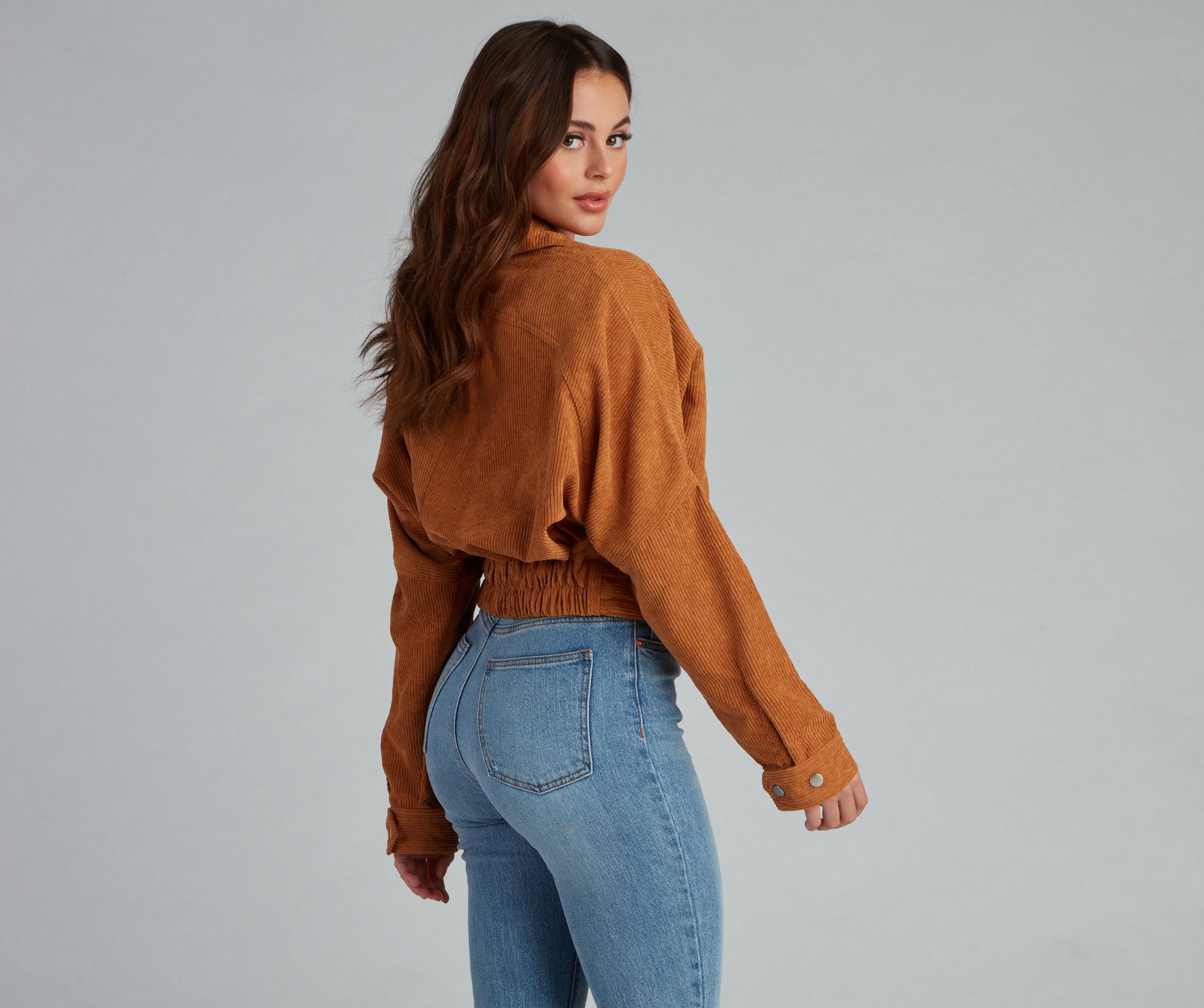 Biker Girl Moment Corduroy Jacket - Image 8