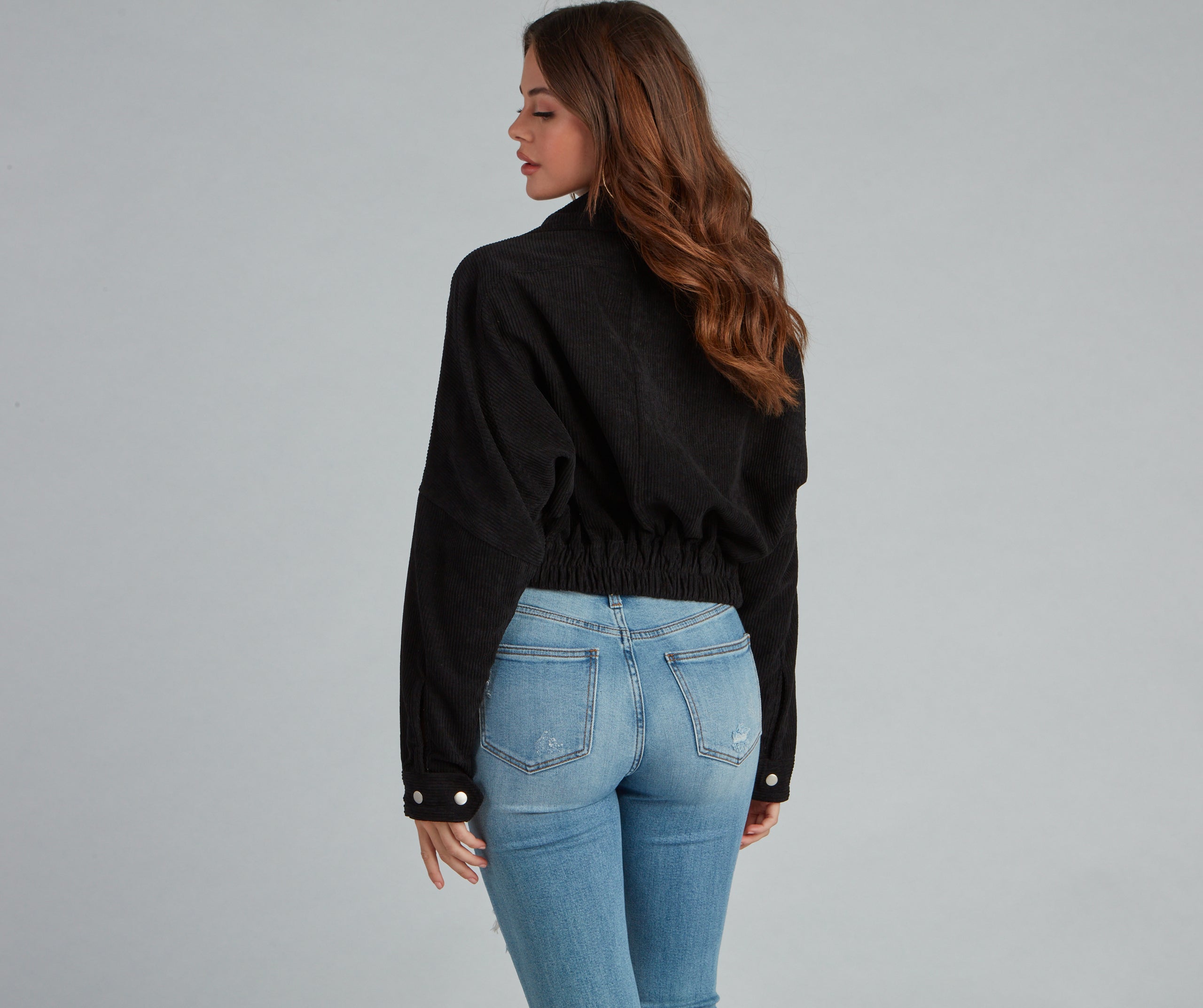 Biker Girl Moment Corduroy Jacket - Image 4