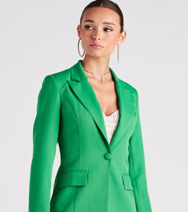 Bold Moves Woven Blazer - Image 8