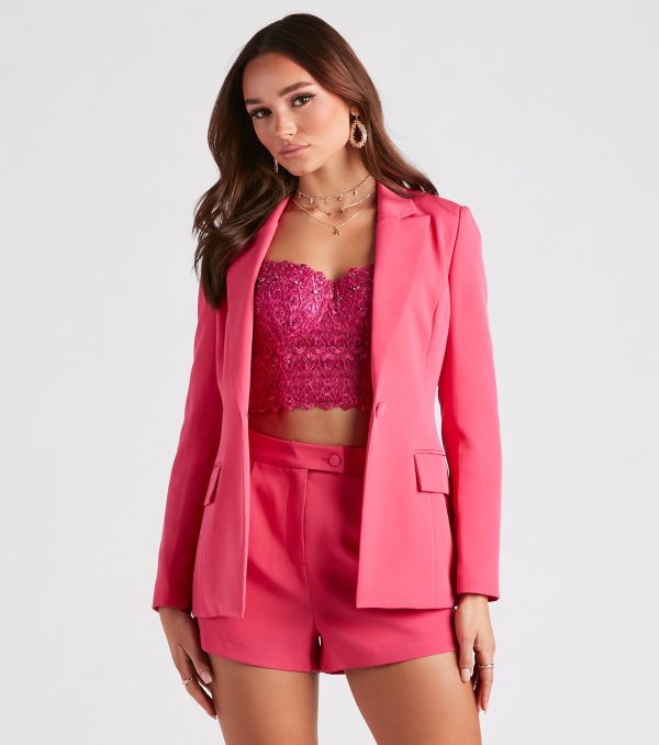 Bold Moves Woven Blazer - Image 9