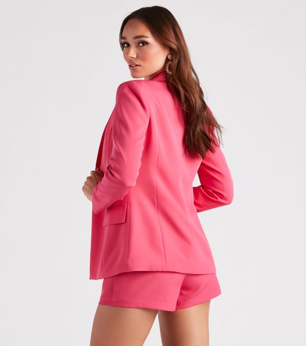 Bold Moves Woven Blazer - Image 10