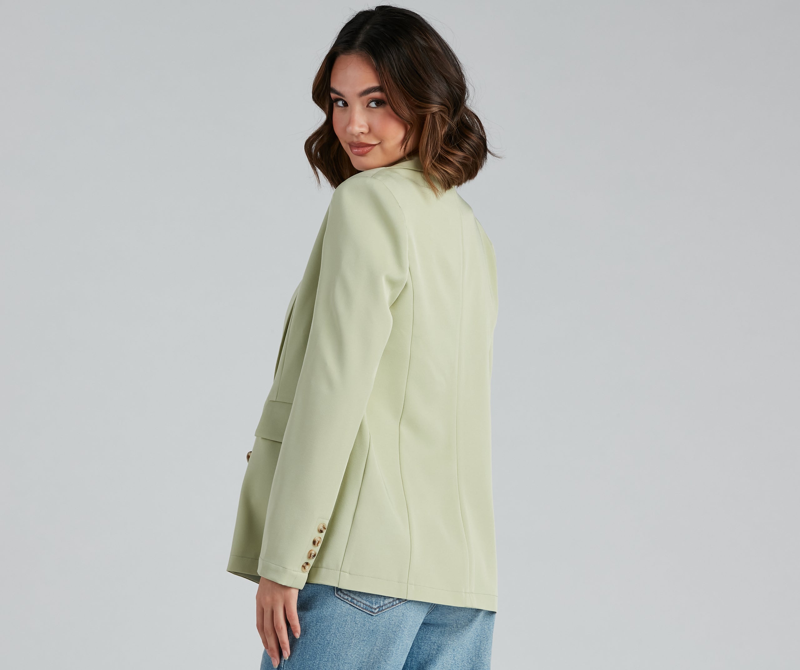 Working Girl Double Breast Blazer - Image 2