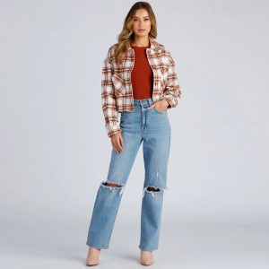 Trendy Layers Flannel Shacket