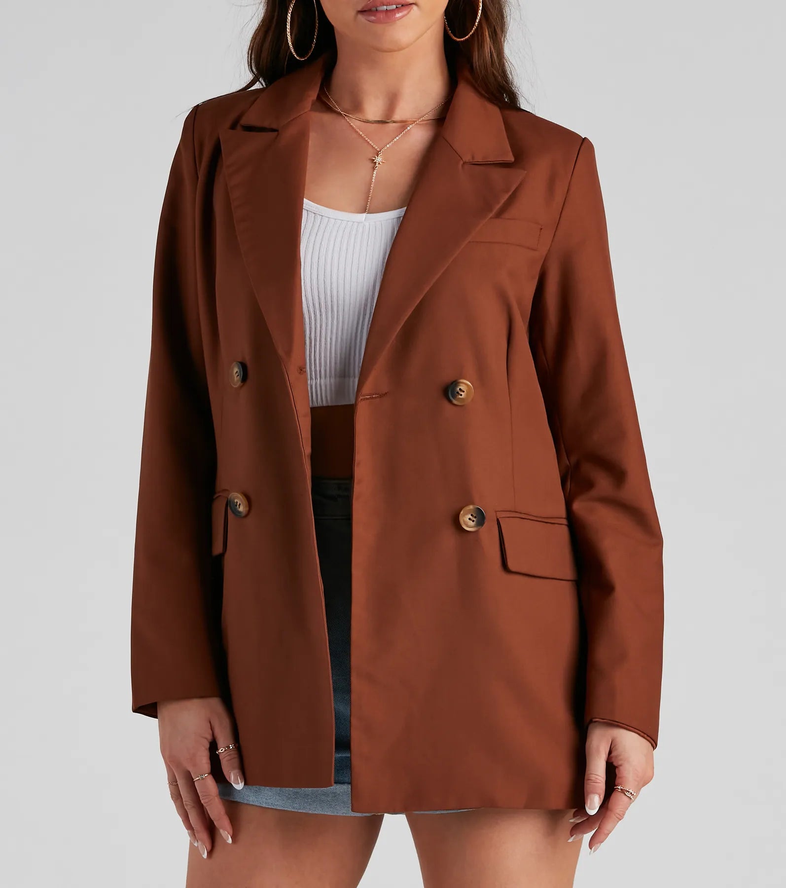 Slay The Day Double Breasted Blazer - Image 4