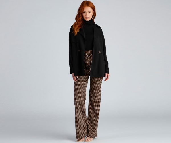 Timelessly Chic Belted Trench Coat - Image 5