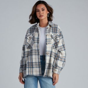 Chill Out Plaid Shacket