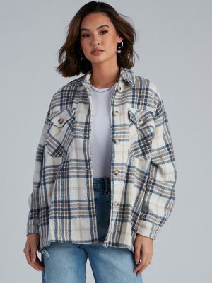 Chill Out Plaid Shacket
