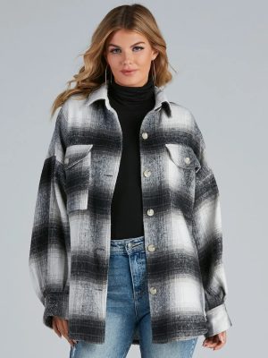 Basic Mood Oversized Plaid Shacket