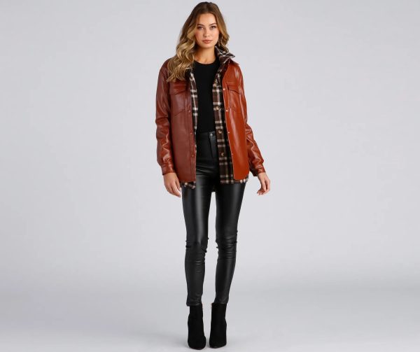 Casual Moment Plaid Shacket - Image 2