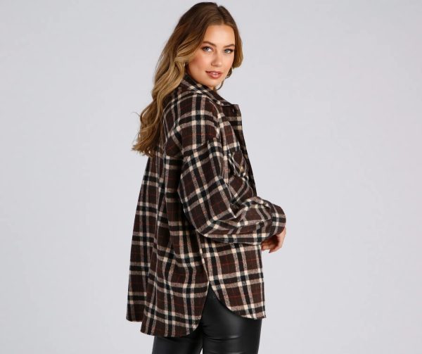 Casual Moment Plaid Shacket - Image 3