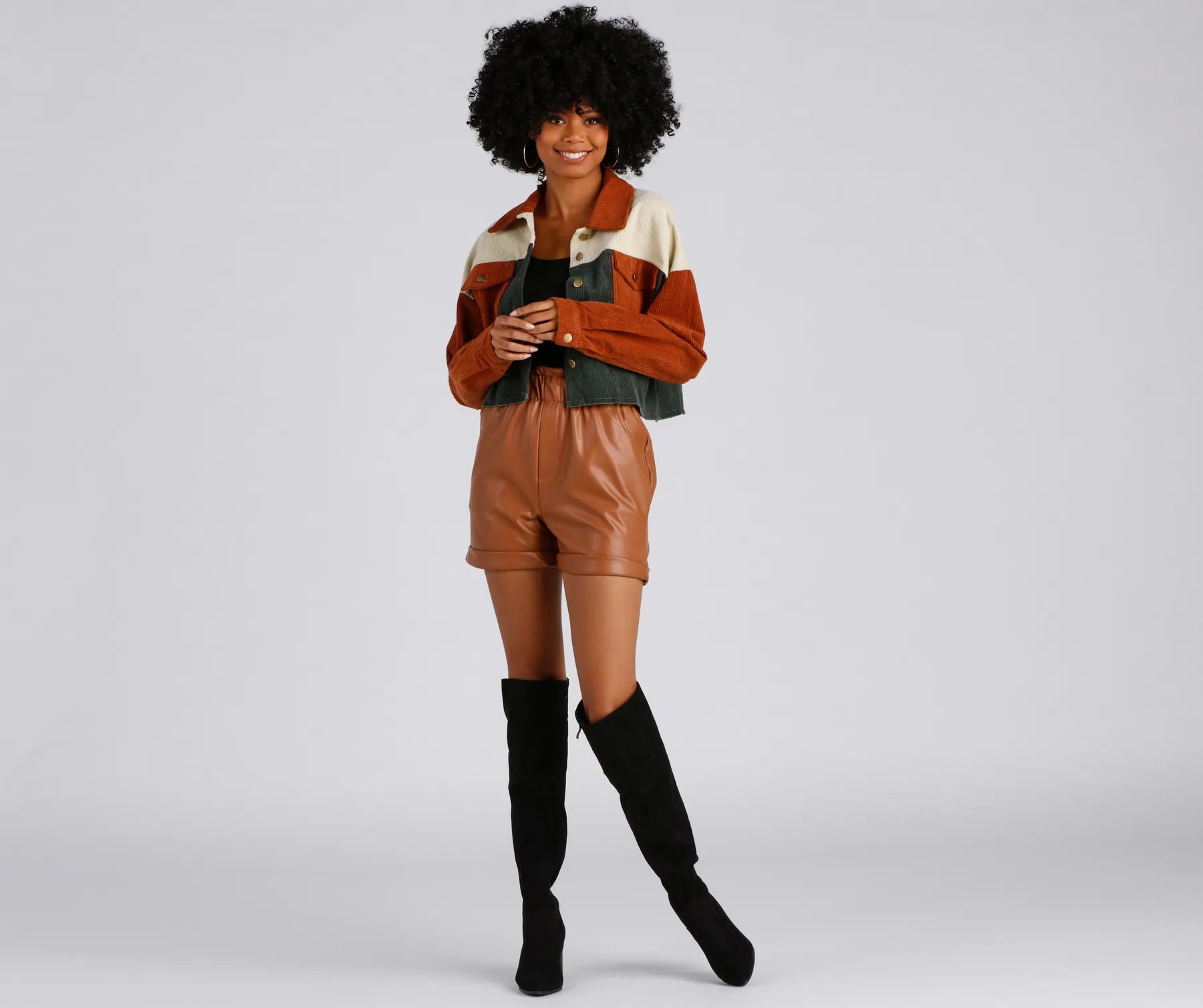 Trendy Find Cropped Corduroy Jacket - Image 5