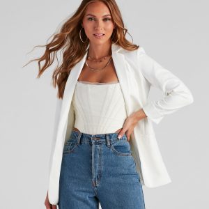 On My Way Classic Oversized Blazer