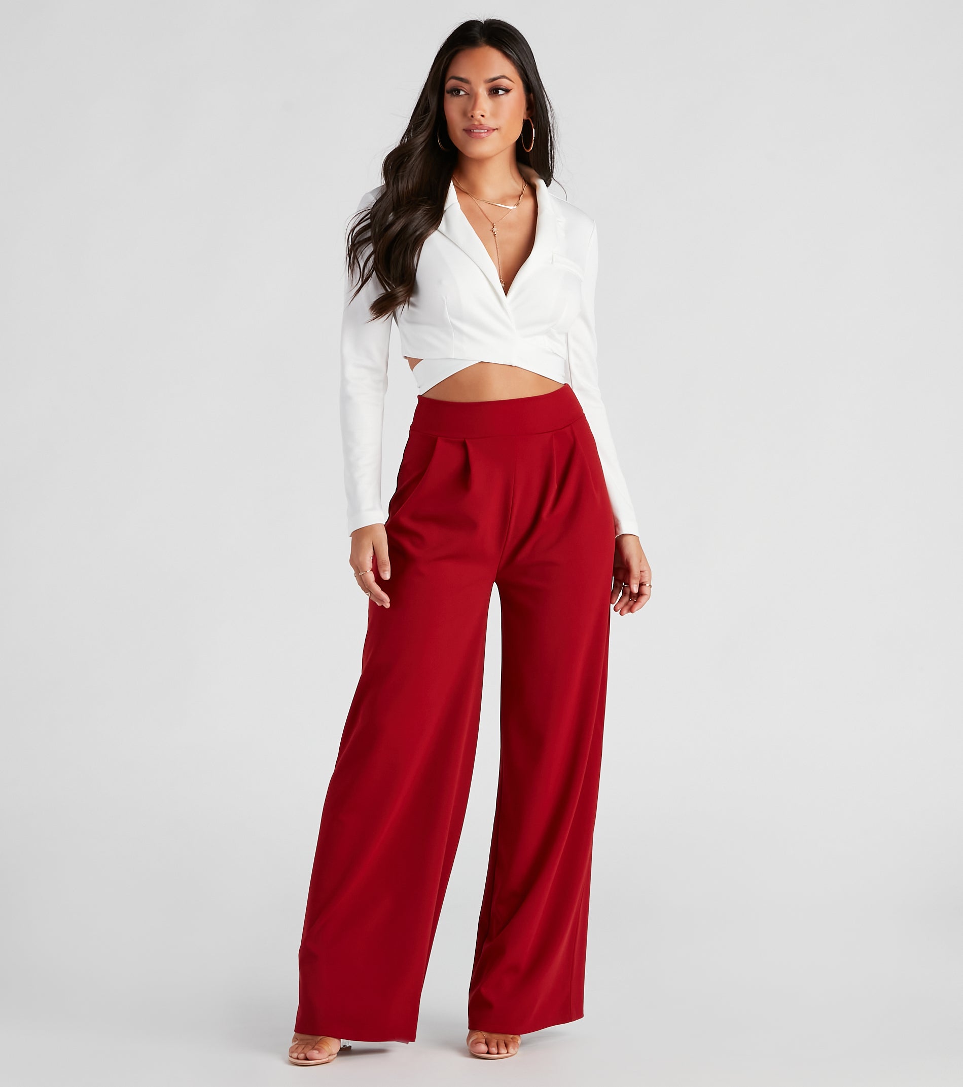 Down To Business Tie-Front Blazer - Image 3