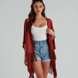 Carefree Vibes Chic Satin Kimono