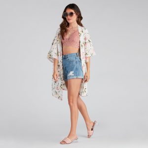 Charming Beauty Floral Kimono