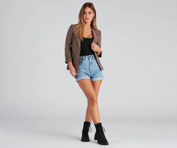 Major Boss Babe Energy Twill Blazer - Image 6