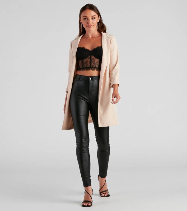 Boss Moves Crepe Long Line Blazer - Image 3