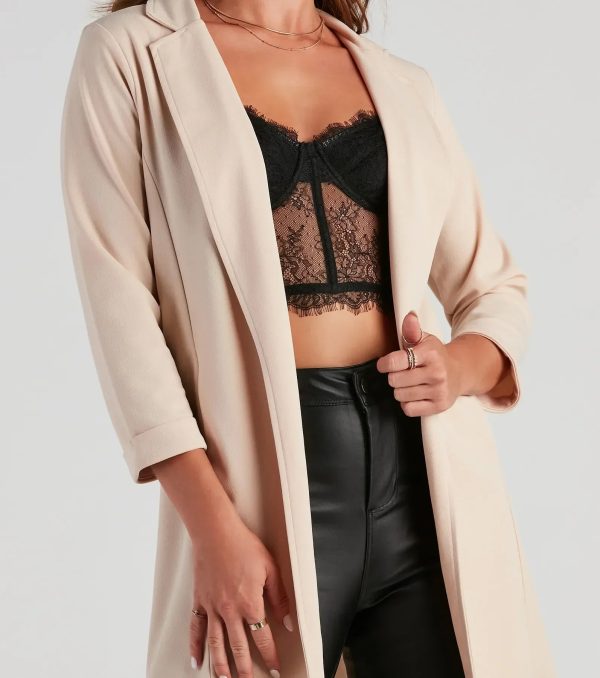 Boss Moves Crepe Long Line Blazer - Image 4