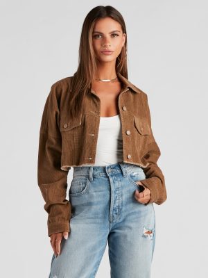 Walk The Halls Corduroy Crop Jacket