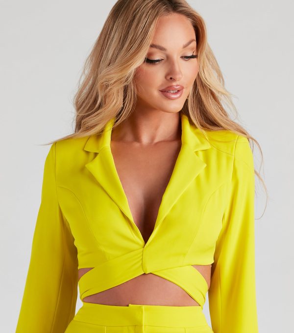 Boss Babe Moves Cropped Blazer - Image 8