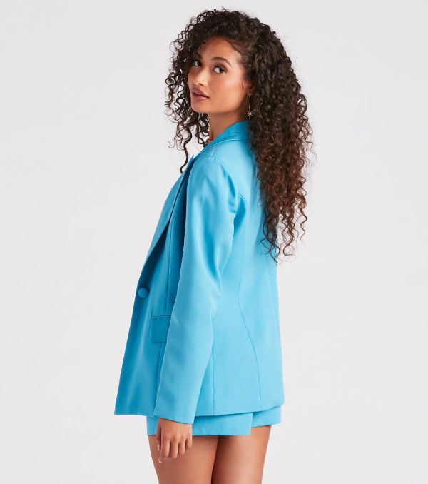 Bold Moves Woven Blazer - Image 2