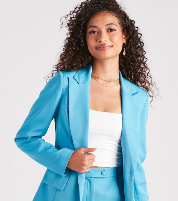 Bold Moves Woven Blazer - Image 4