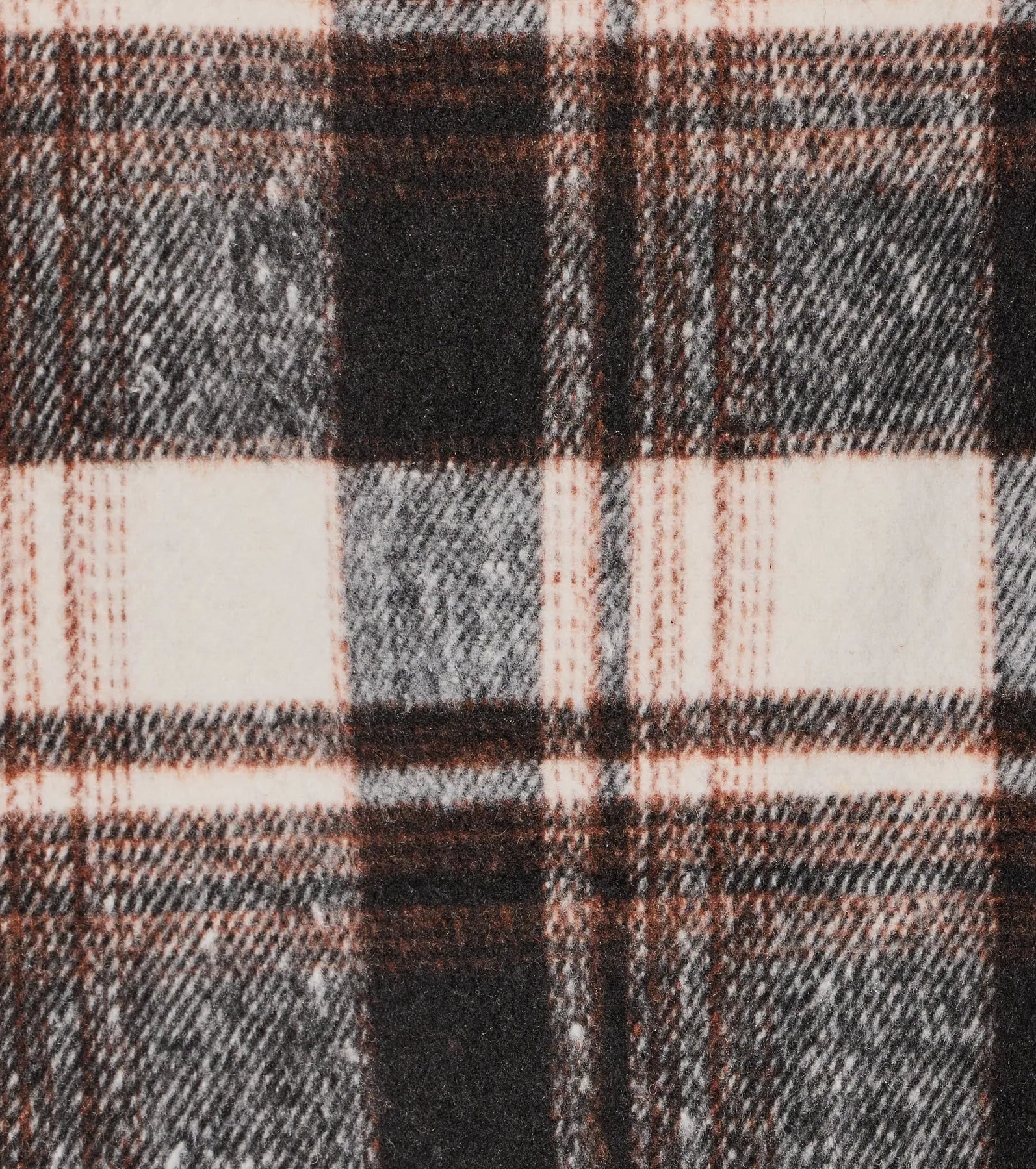 Classically Chic Plaid Long Sleeve Oversized Shacket - Image 5
