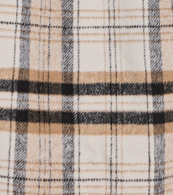Cozy Layer Plaid Woven Shacket - Image 4