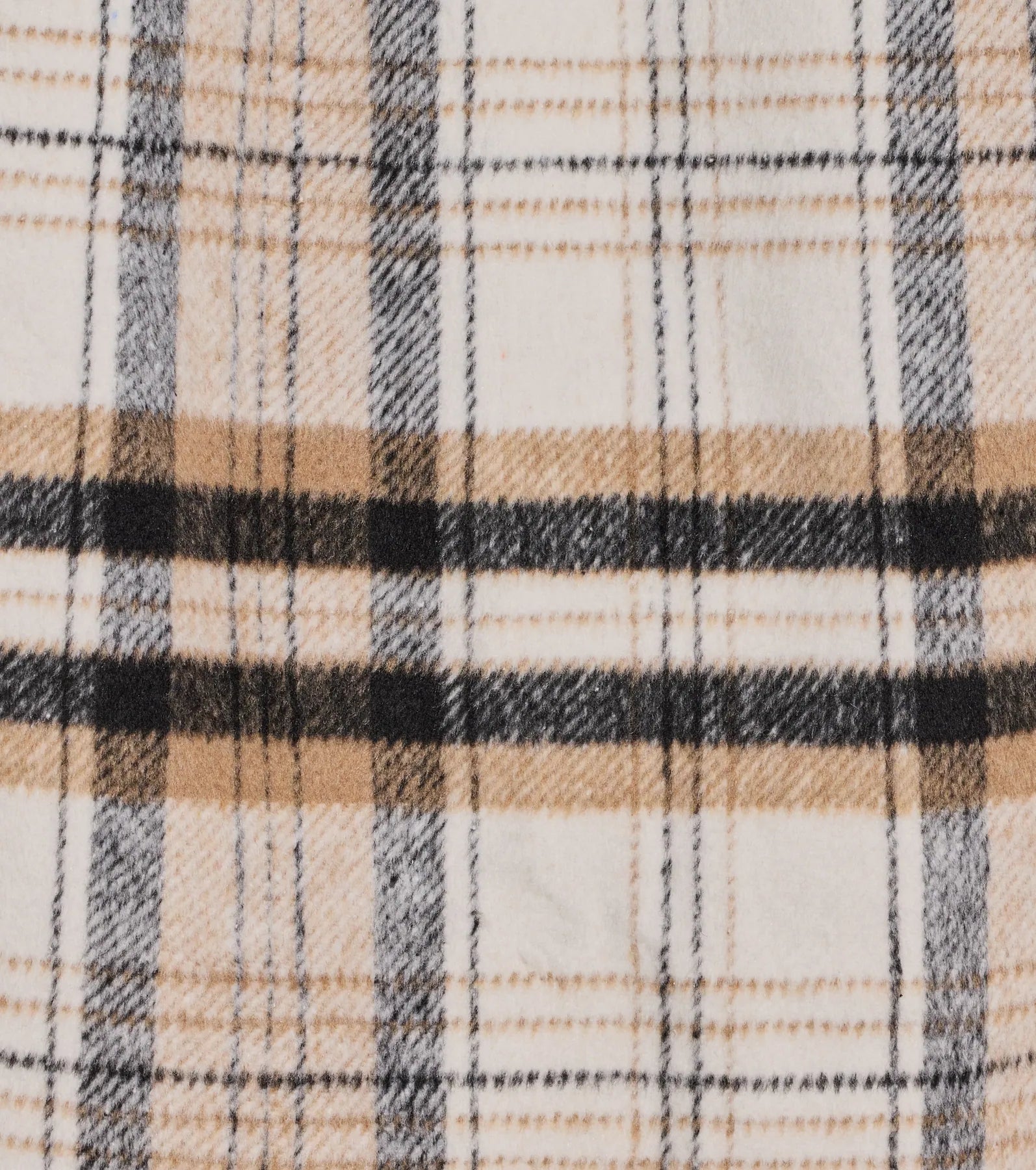 Cozy Layer Plaid Woven Shacket - Image 4
