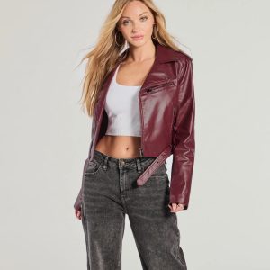 Ride With Me Faux Leather Moto Jacket