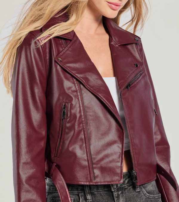 Ride With Me Faux Leather Moto Jacket - Image 4