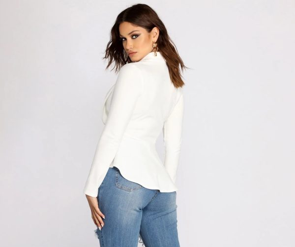 Work It Peplum Blazer - Image 7