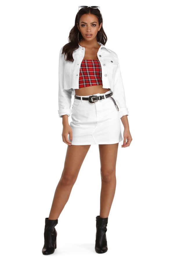 Denim Dreams Cropped Jacket - Image 2