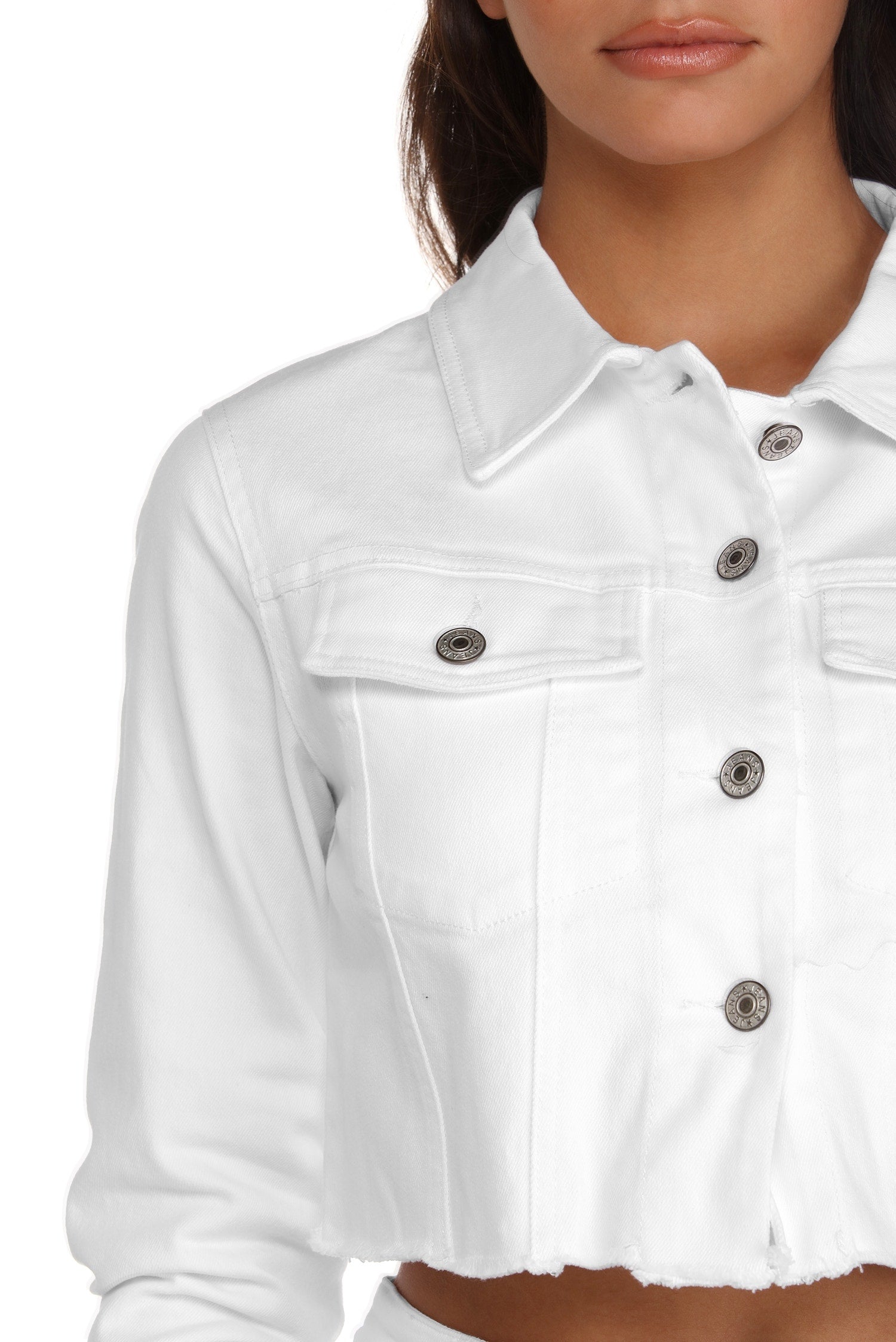 Denim Dreams Cropped Jacket - Image 4