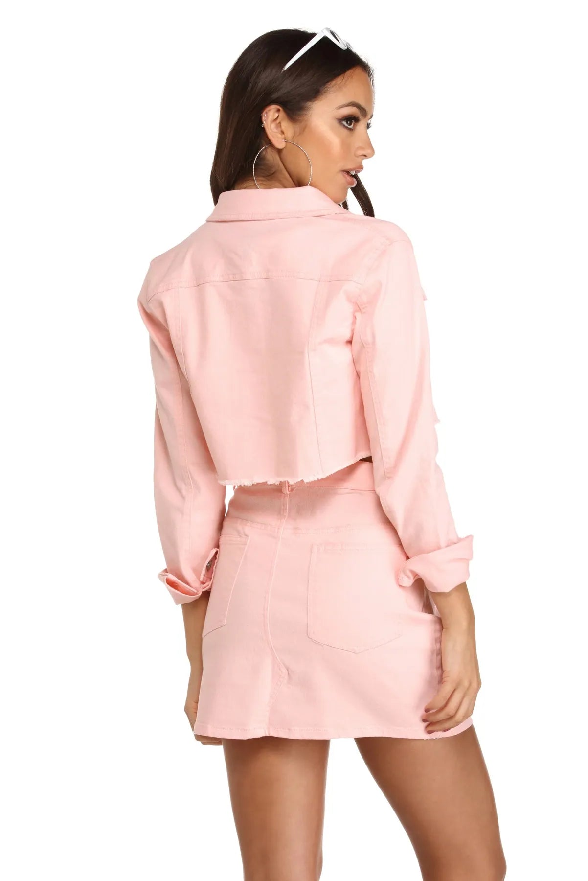 Denim Dreams Cropped Jacket - Image 7