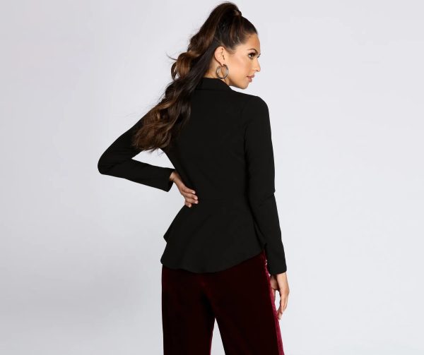 Work It Peplum Blazer - Image 11